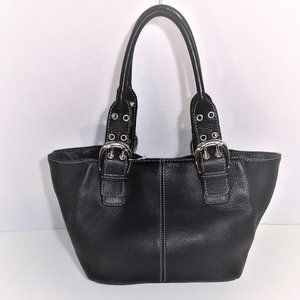Tignanello Small French Tote Handbag Black